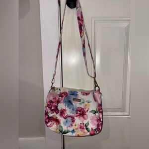 bebe Floral Crossbody Bag